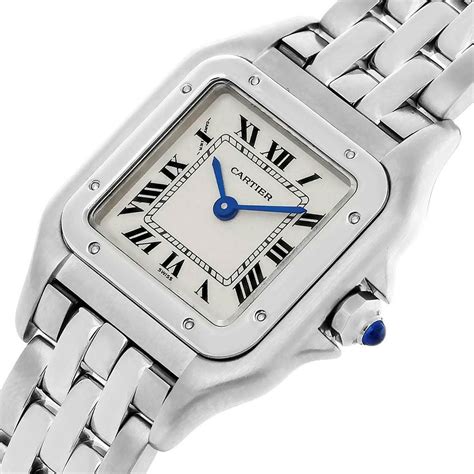 used cartier panthere watch|stainless steel cartier panthere watch.